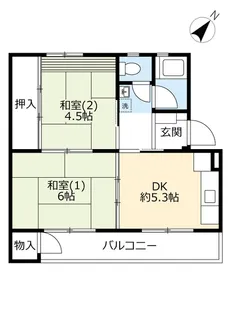 UR習志野台【5階】の間取り