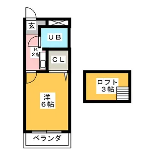 リライアンス【3階】の間取り
