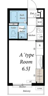 リブリ・八王子本町【1階】の間取り