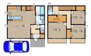 東京都練馬区石神井町2【一戸建】の間取り