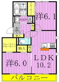 HANABUSA IV【3階】の間取り