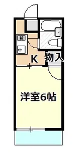 メゾンオークラ【1階】の間取り