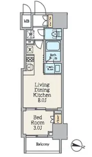 クレストコート池上【5階】の間取り