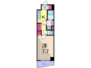 プラシード【4階】の間取り