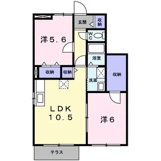 グランドシャリオI【1階】の間取り