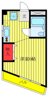 メゾンパークアベニュー【4階】の間取り