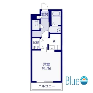 AN湘南【2階】の間取り