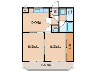 ハイム華【1階】の間取り