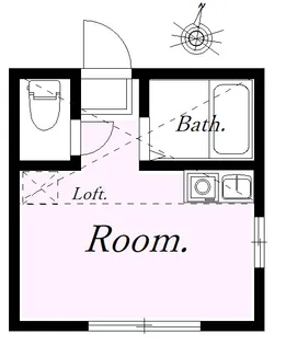 ユナイト屏風浦バジリカータ【2階】の間取り