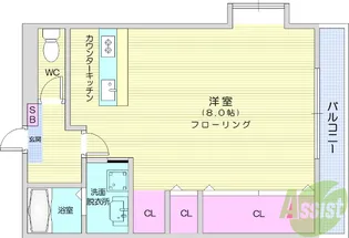 ドリームハイツ【2階】の間取り