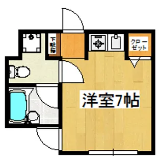 プライオリティ本中山【2階】の間取り
