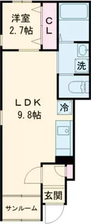ヴィア アヴァンティ 1号棟【1階】の間取り