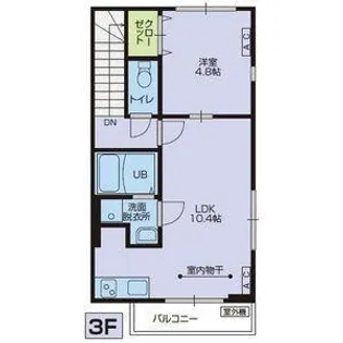 ハーモニー【3階】の間取り