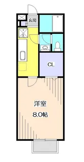 クレセール【2階】の間取り