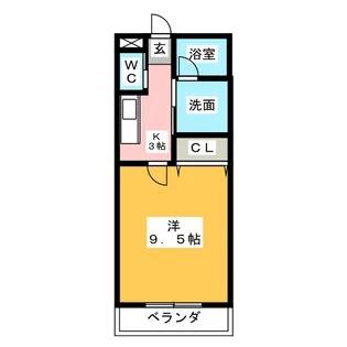 NKビル伏屋【3階】の間取り