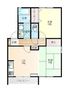 アイリスタウン【1階】の間取り