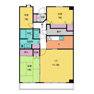 フルセイル権太坂【3階】の間取り