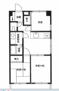 メゾン・ドゥ・ボナール【5階】の間取り