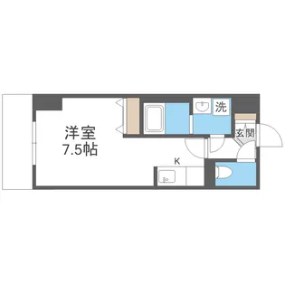アルファスクエア北15条【2階】の間取り