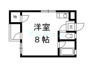 セザール京洛【2階】の間取り