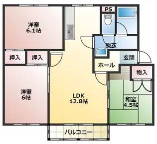 キャピタル5【2階】の間取り
