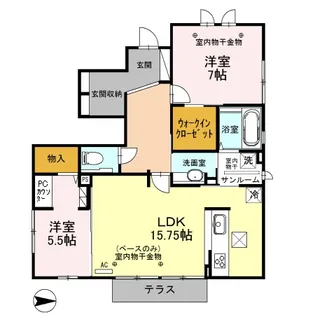 Gran reflet(グラン ルフレ)【1階】の間取り