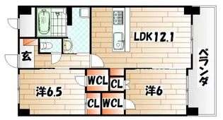 到津ヒルズ【2階】の間取り