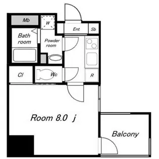 アドバンス上町台グレイス【9階】の間取り