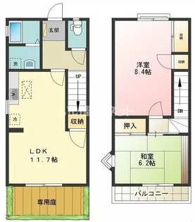 タウンハウスKの間取り