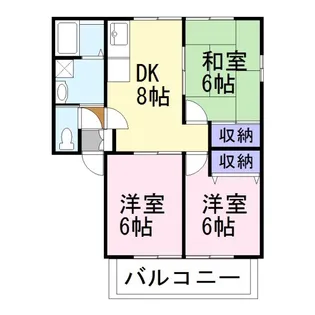 サンガーデンI【1階】の間取り