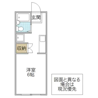 クアトロ B【1階】の間取り