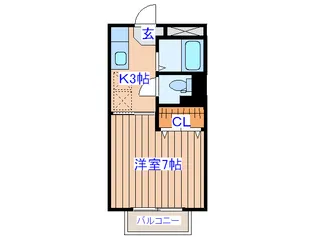 トリバンベ-ル小田原【3階】の間取り