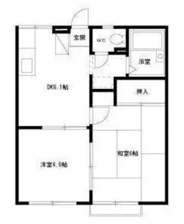 エステートピア原4【2階】の間取り