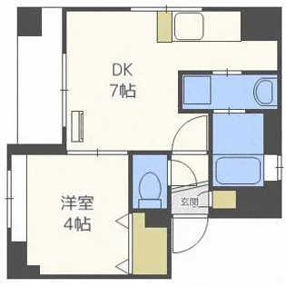 クラッセ北大通りII【3階】の間取り