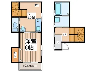 カーサ大塚【2階】の間取り