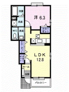 サンリット・ハウス【1階】の間取り