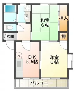 メゾンワルツ【1階】の間取り