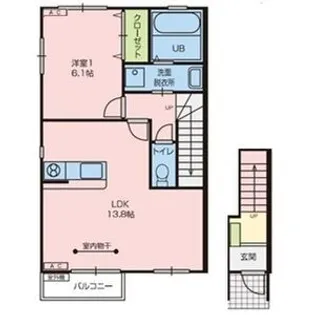 プルミエ【2階】の間取り