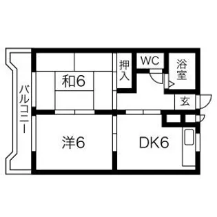 栄サンハイツ【3階】の間取り