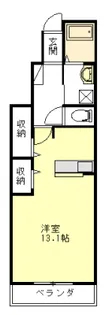 クレセント【1階】の間取り