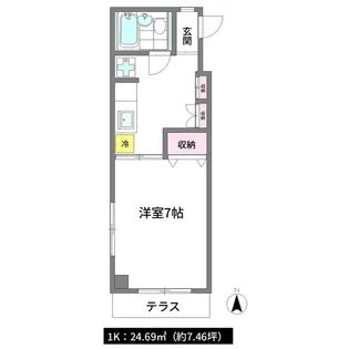 メゾン・ワールド【1階】の間取り