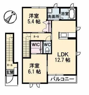 ShionII A棟【2階】の間取り