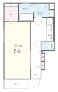 ハイム・ヤバタ【1階】の間取り