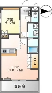 エバー・コンフォース【1階】の間取り