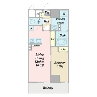アヴニール習志野【7階】の間取り