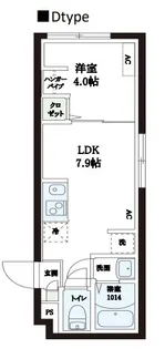 レピュア本郷レジデンス【2階】の間取り