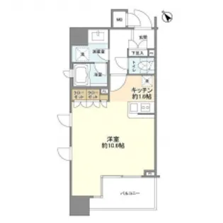クオリア銀座三丁目【4階】の間取り