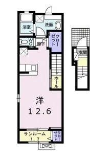 K’sガーデン【2階】の間取り