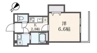 ヴェルジネ上野毛【2階】の間取り