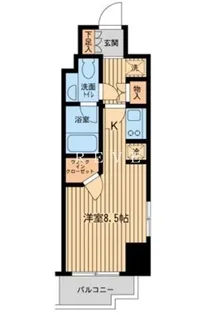 ファインアドレス新御徒町【3階】の間取り